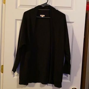 Black cardigan. Size small